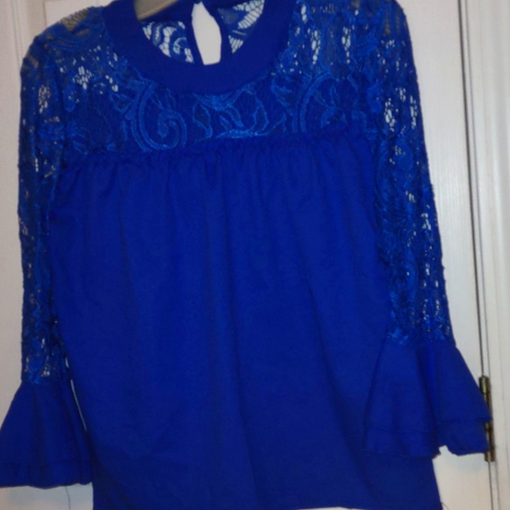 Royal Blue 🔵 Size S Blouse